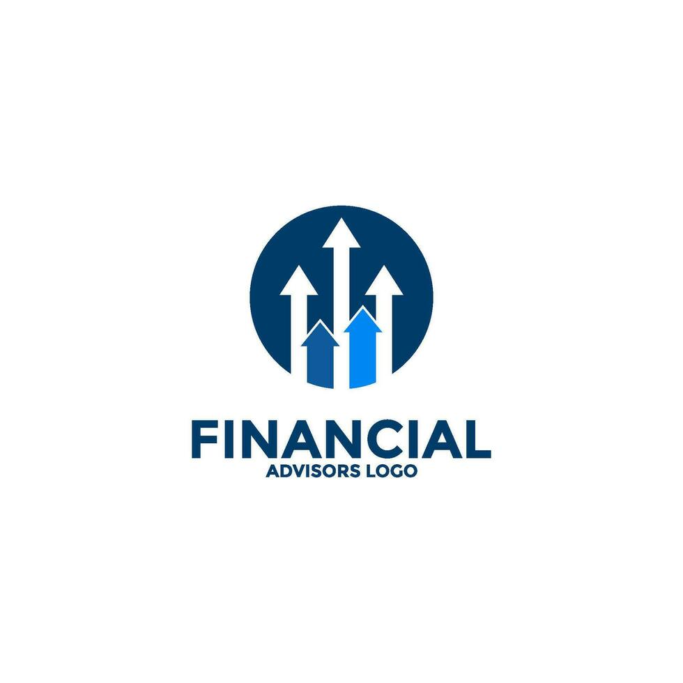 criativo financeiro e investimento logotipo vetor, moderno finança conselheiros logotipo Projeto modelo vetor