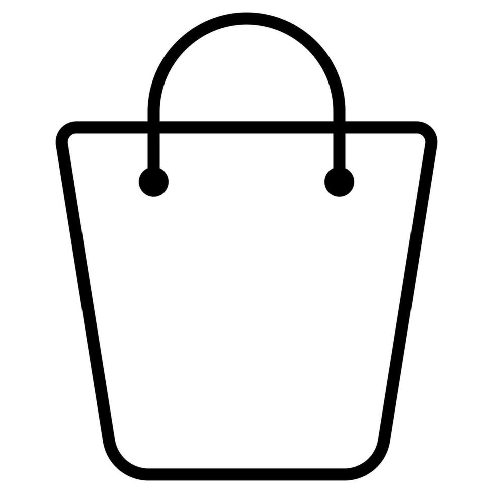 compras bolsa. esboço compras bolsa. vetor