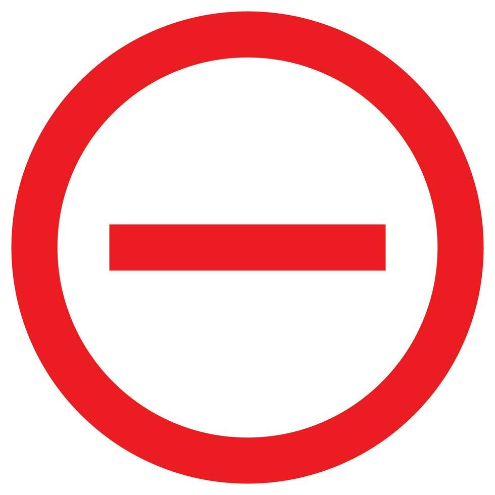 Pare símbolo. proibido círculo. esboço parar. não entrada placa. volta Pare advertir vetor