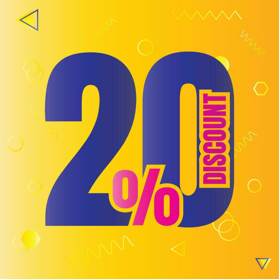 20 por cento desconto acordo placa ícone, 20 por cento especial oferta desconto vetor, 20 por cento venda preço redução oferta projeto, Sexta-feira compras venda desconto percentagem ícone Projeto vetor