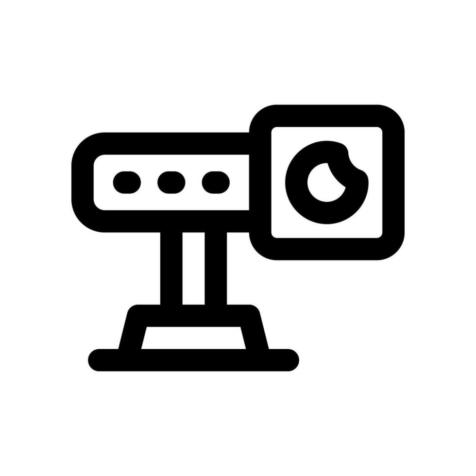 Webcam linha ícone. vetor ícone para seu local na rede Internet, móvel, apresentação, e logotipo Projeto.