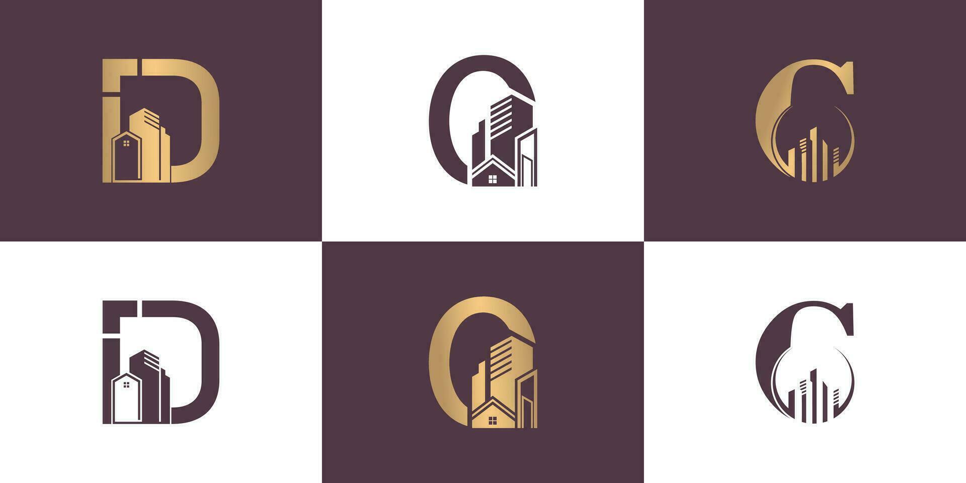 construção logotipo com inicial Projeto conceito idéia premiun vetor