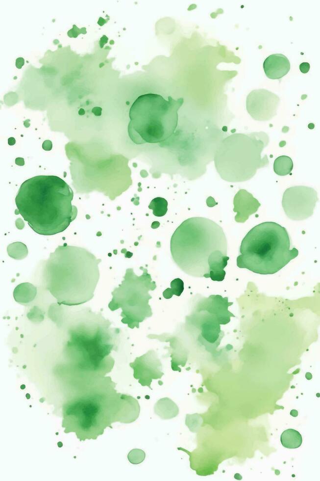 fundo verde aquarela vetor