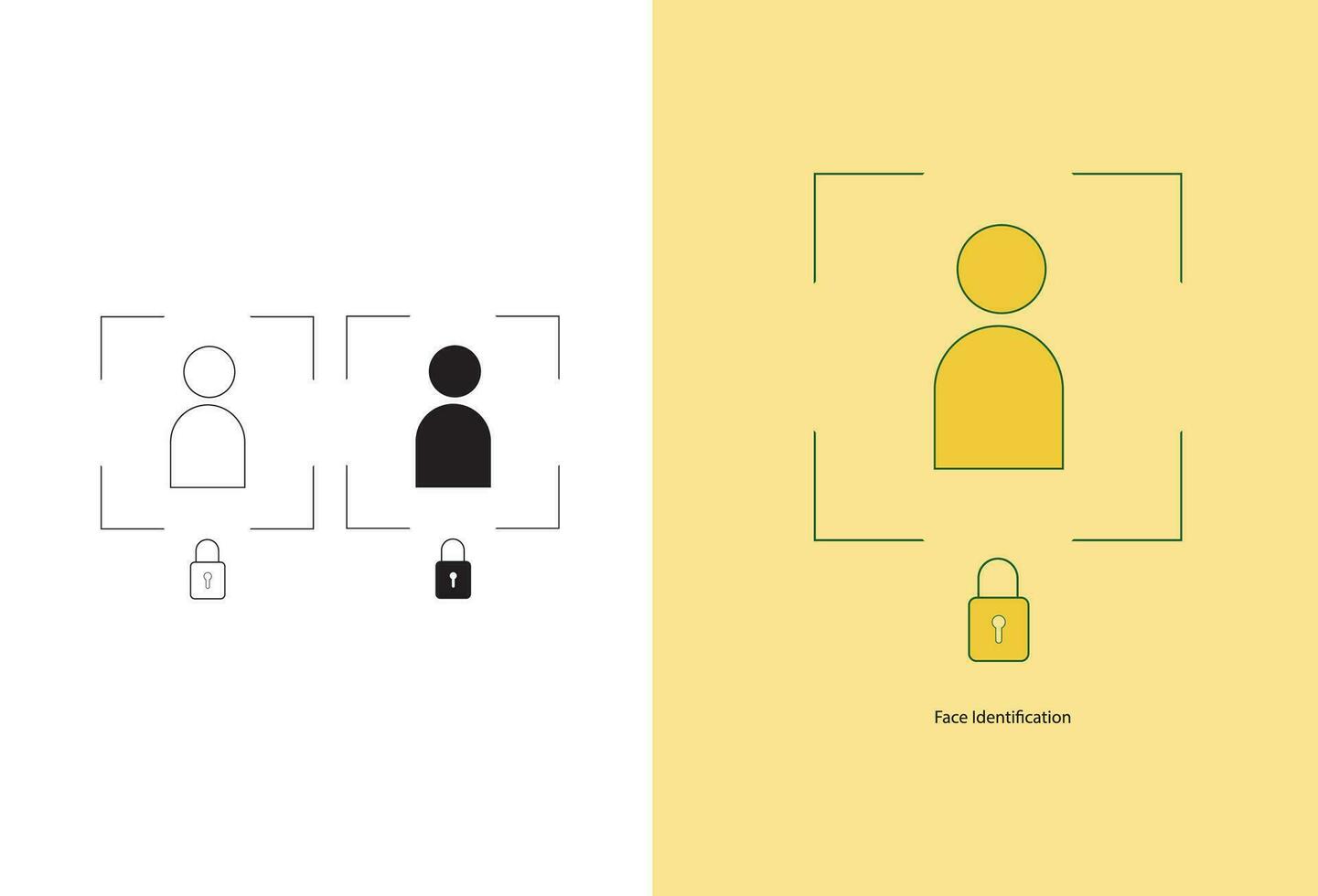 face forma reconhecimento vetor ilustração, perfeito para seu Projeto necessidades