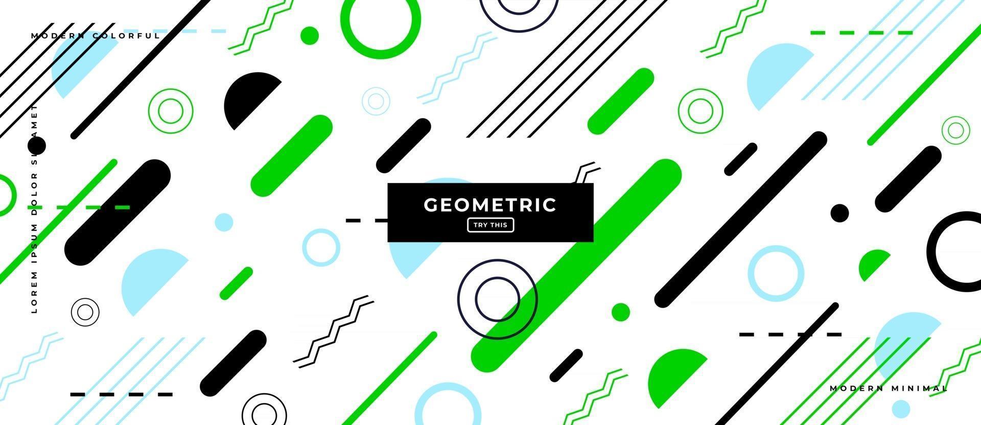 desenho geométrico com formas móveis paralelas. vetor