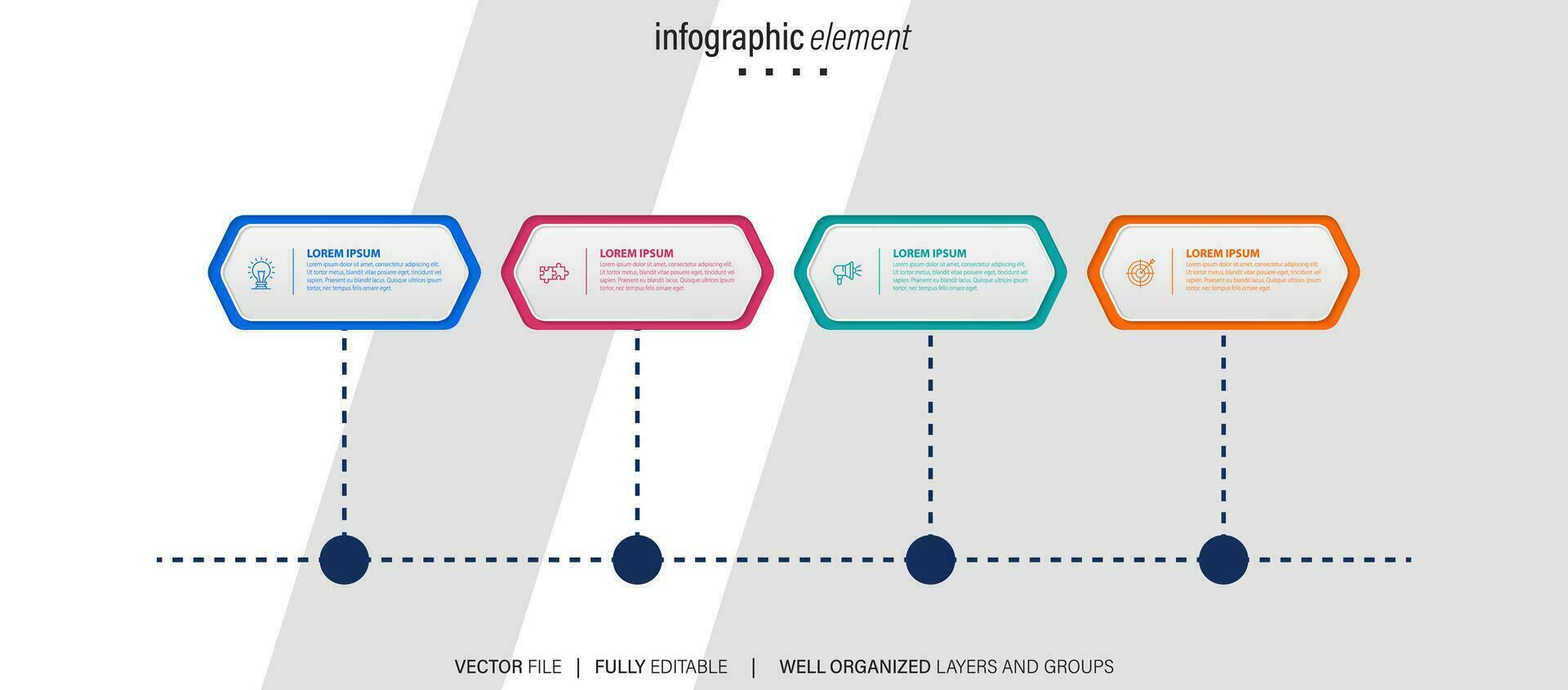 o negócio dados visualização Linha do tempo infográfico ícones projetado para abstrato fundo modelo Marco histórico elemento moderno diagrama processo tecnologia digital marketing dados apresentação gráfico vetor