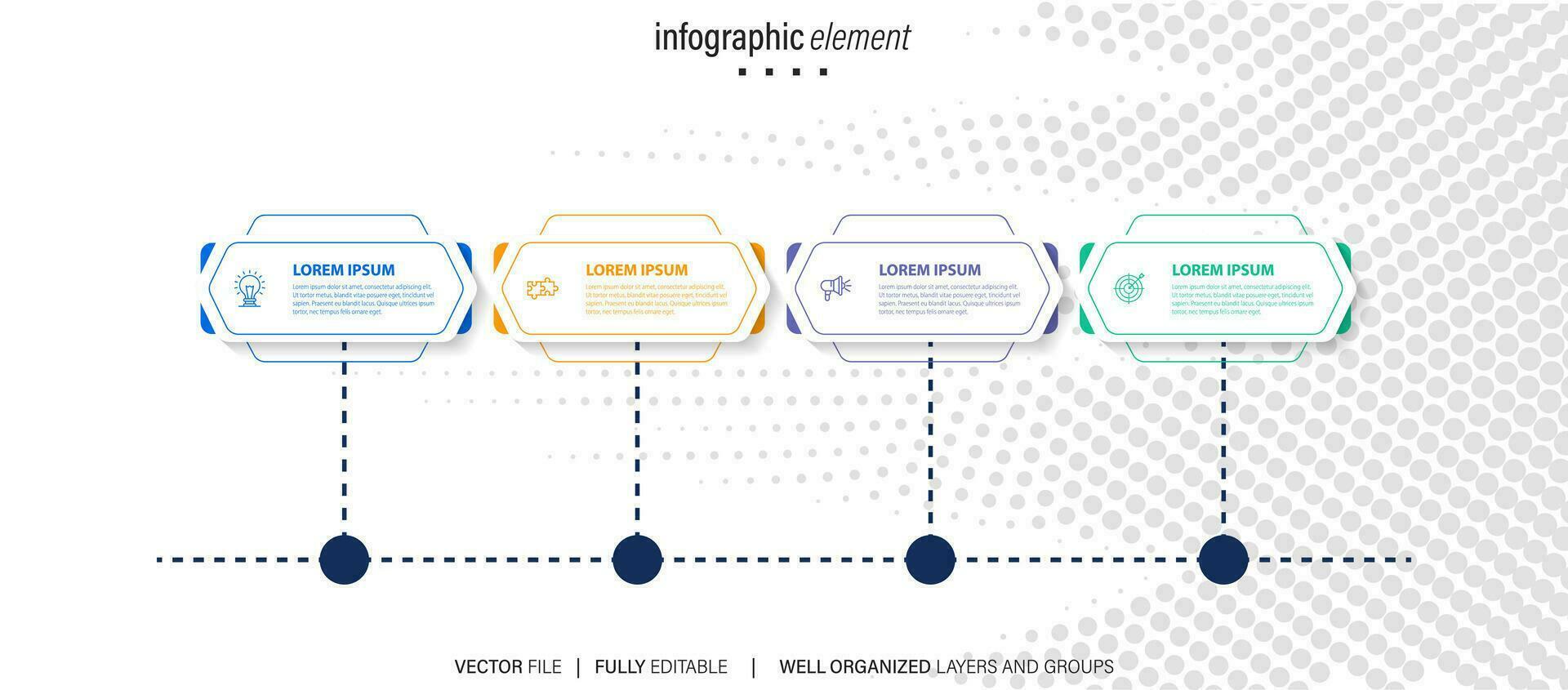 o negócio dados visualização Linha do tempo infográfico ícones projetado para abstrato fundo modelo Marco histórico elemento moderno diagrama processo tecnologia digital marketing dados apresentação gráfico vetor