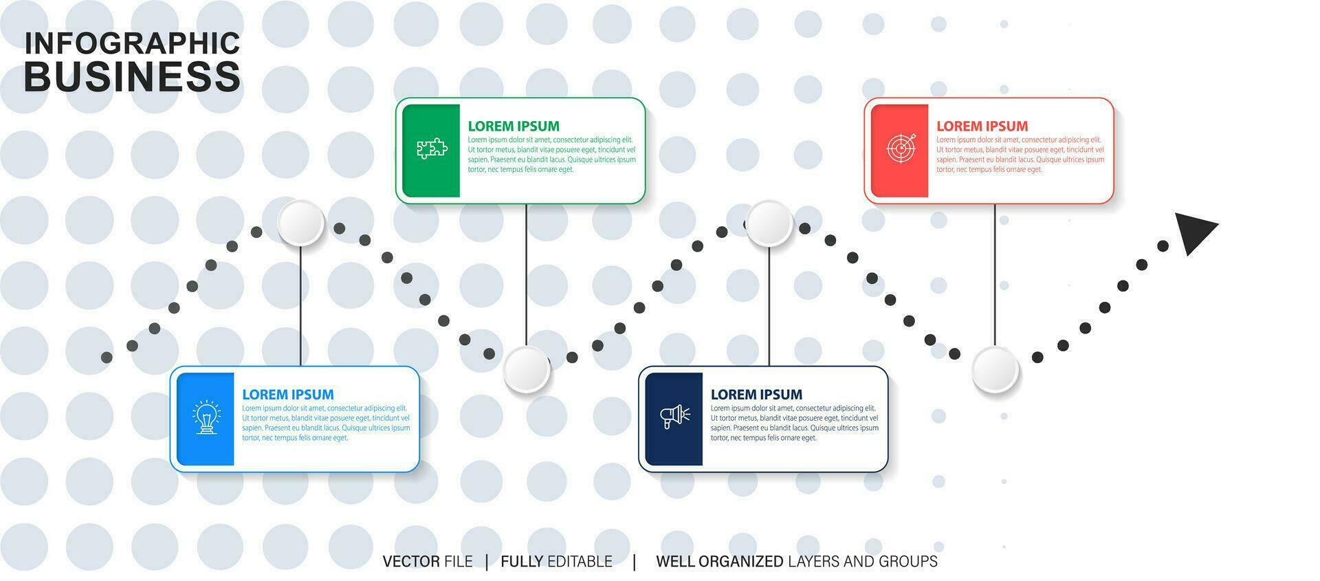 infográfico Linha do tempo modelo o negócio conceito.vetor pode estar usava para fluxo de trabalho disposição, diagrama, número degrau acima opções, rede Projeto ,anual relatório vetor