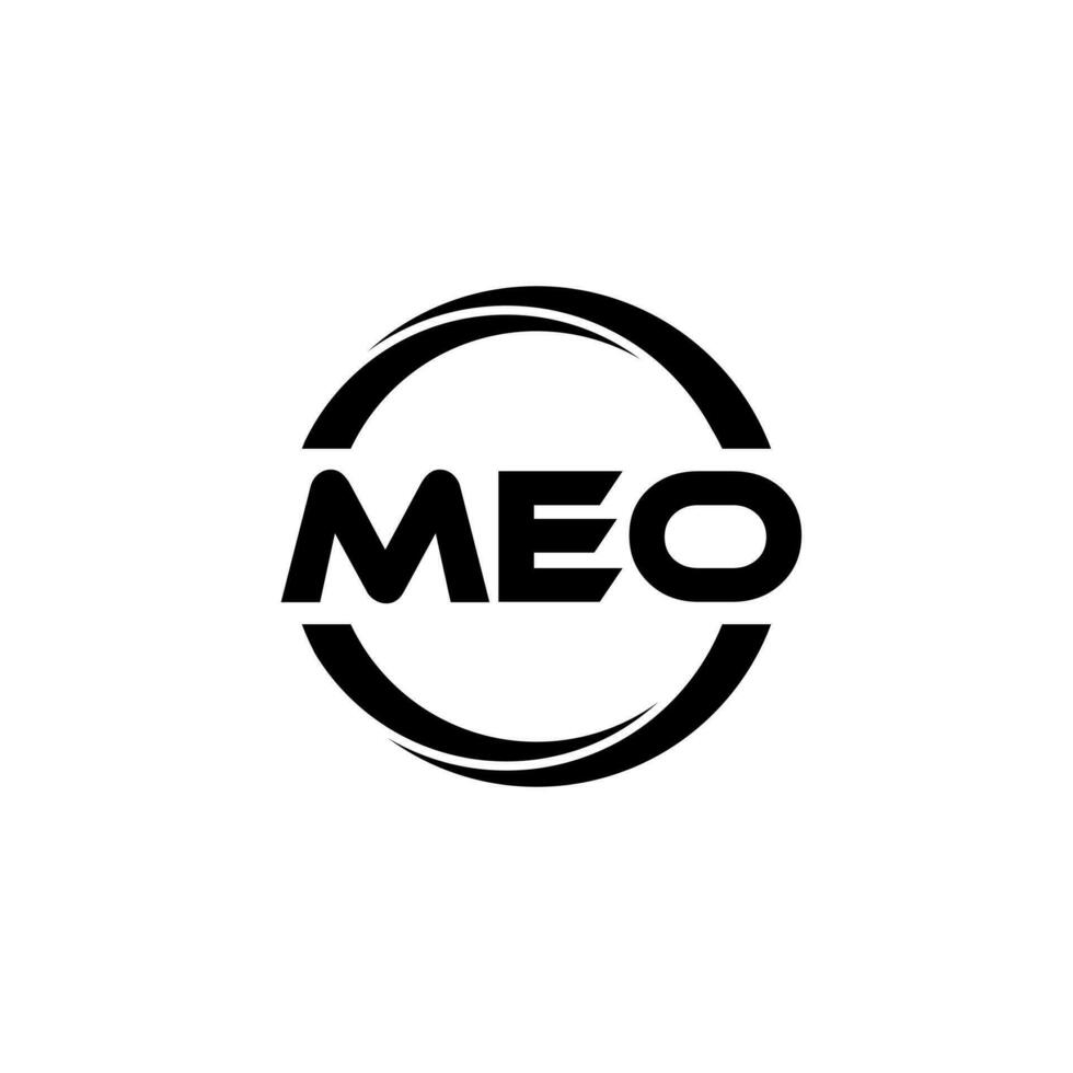 meo carta logotipo projeto, inspiração para uma único identidade. moderno elegância e criativo Projeto. marca d'água seu sucesso com a impressionante isto logotipo. vetor