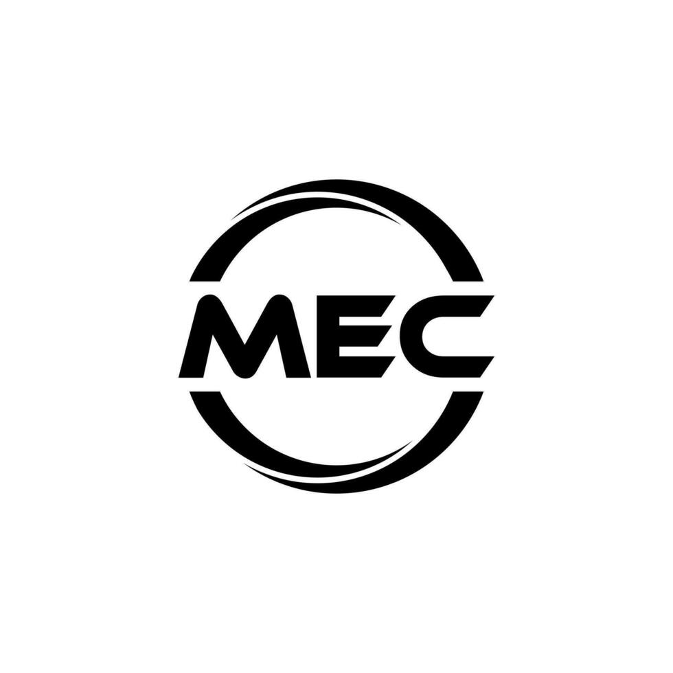 mec carta logotipo projeto, inspiração para uma único identidade. moderno elegância e criativo Projeto. marca d'água seu sucesso com a impressionante isto logotipo. vetor