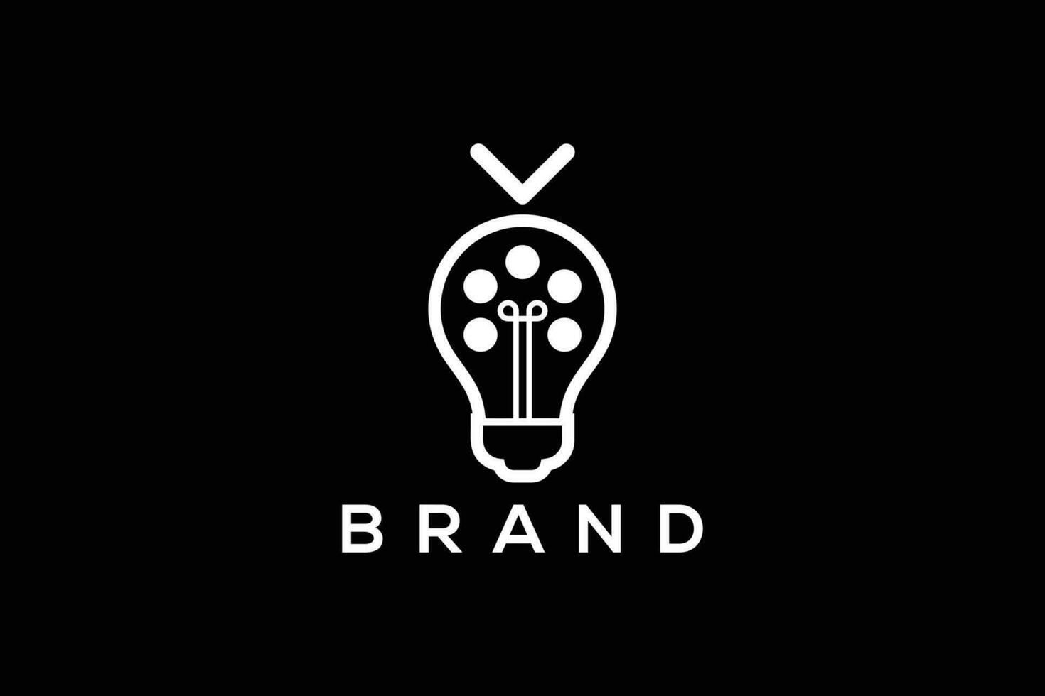 na moda e mínimo conhecimento e filme e televisão Produção vetor logotipo Projeto