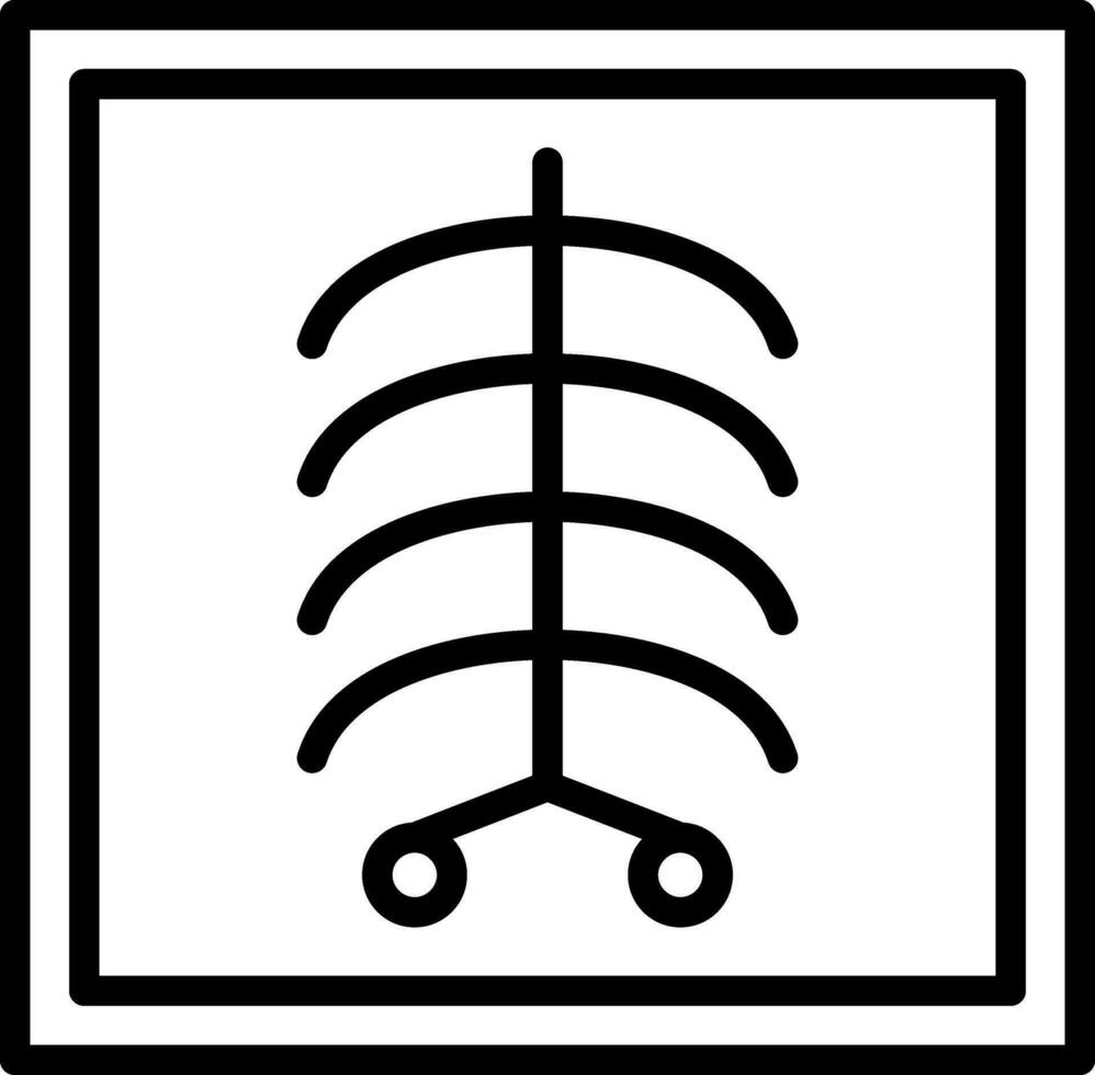 design de ícone de vetor de raio x