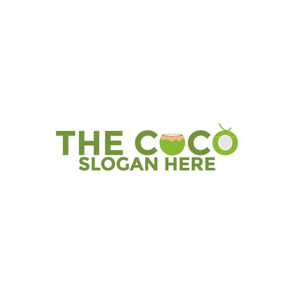 coco logotipo vetor modelo, criativo coco logotipo Projeto conceitos, ícone símbolo, ilustração