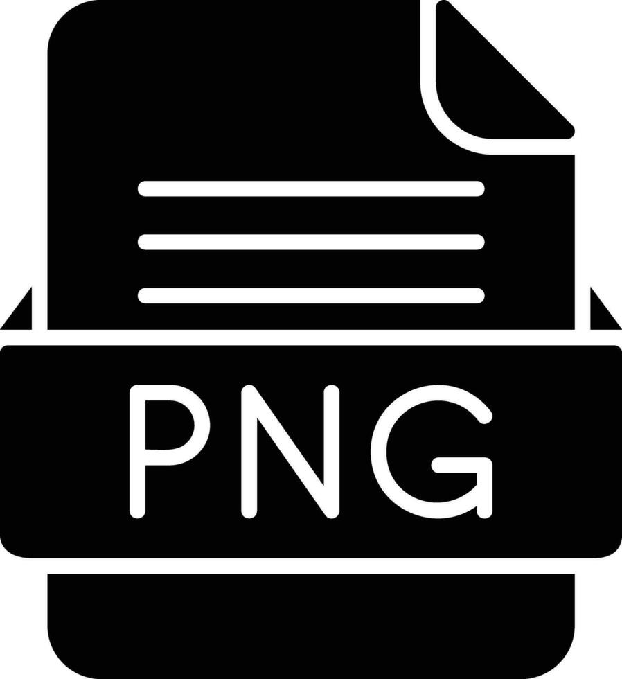 png Arquivo formato linha ícone vetor