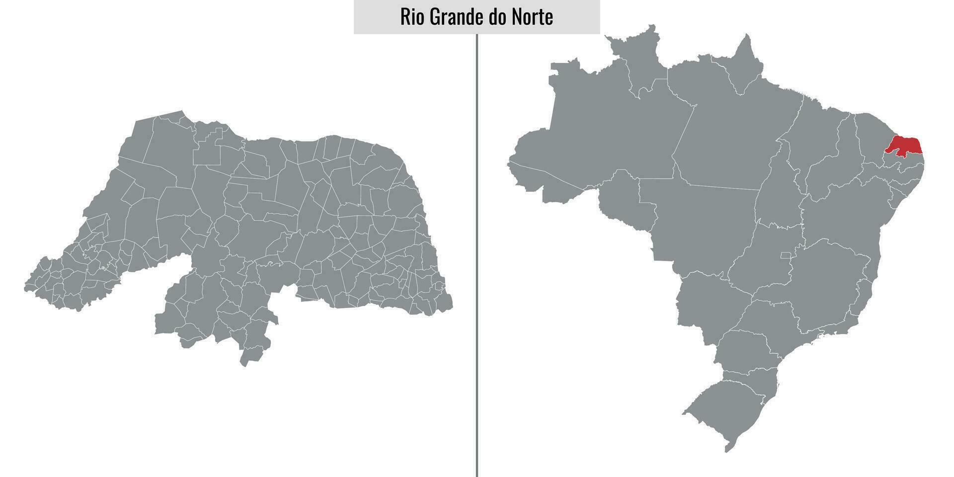 mapa Estado do Brasil vetor