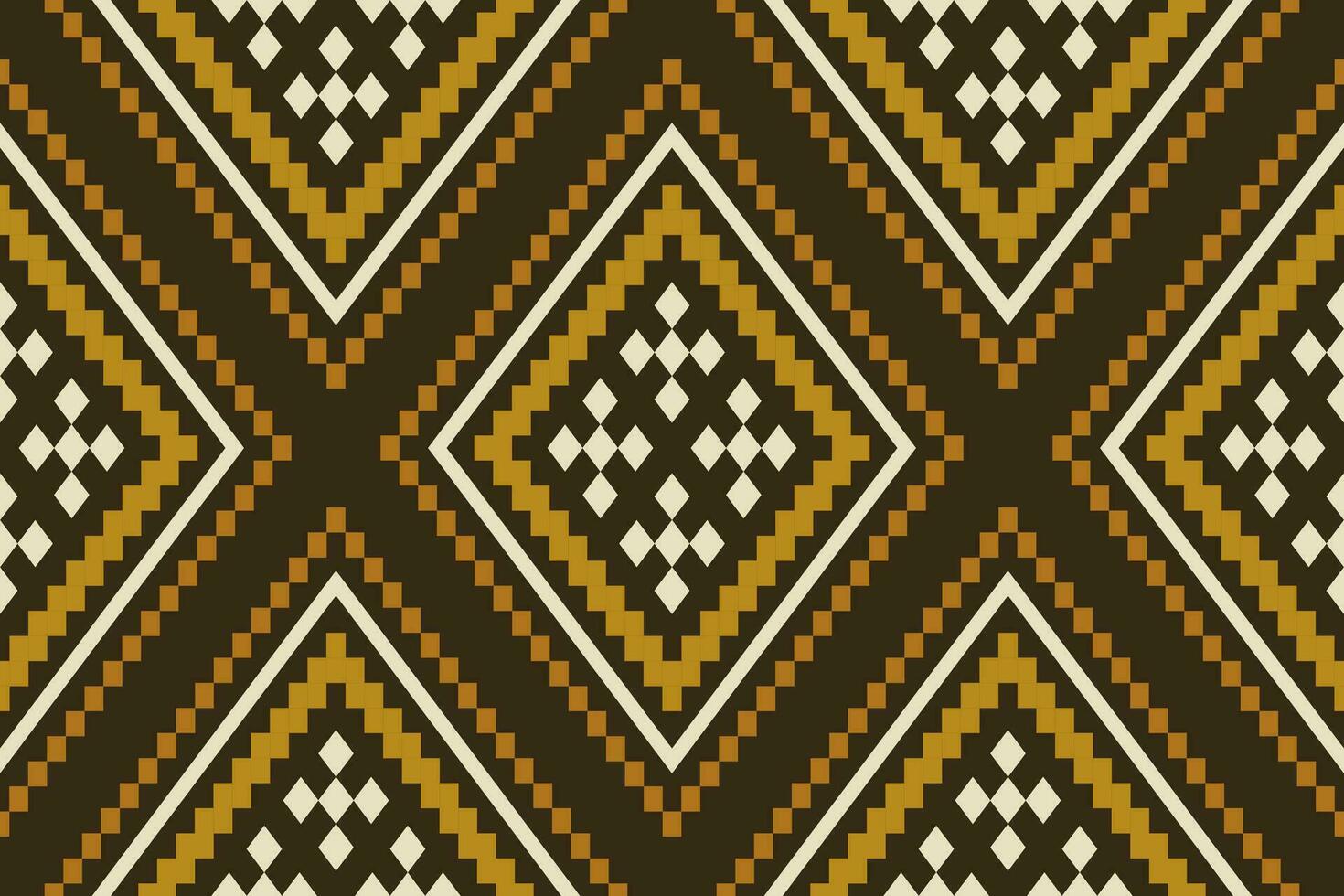 natureza safras Cruz ponto tradicional étnico padronizar paisley flor ikat fundo abstrato asteca africano indonésio indiano desatado padronizar para tecido impressão pano vestir tapete cortinas e sarongue vetor