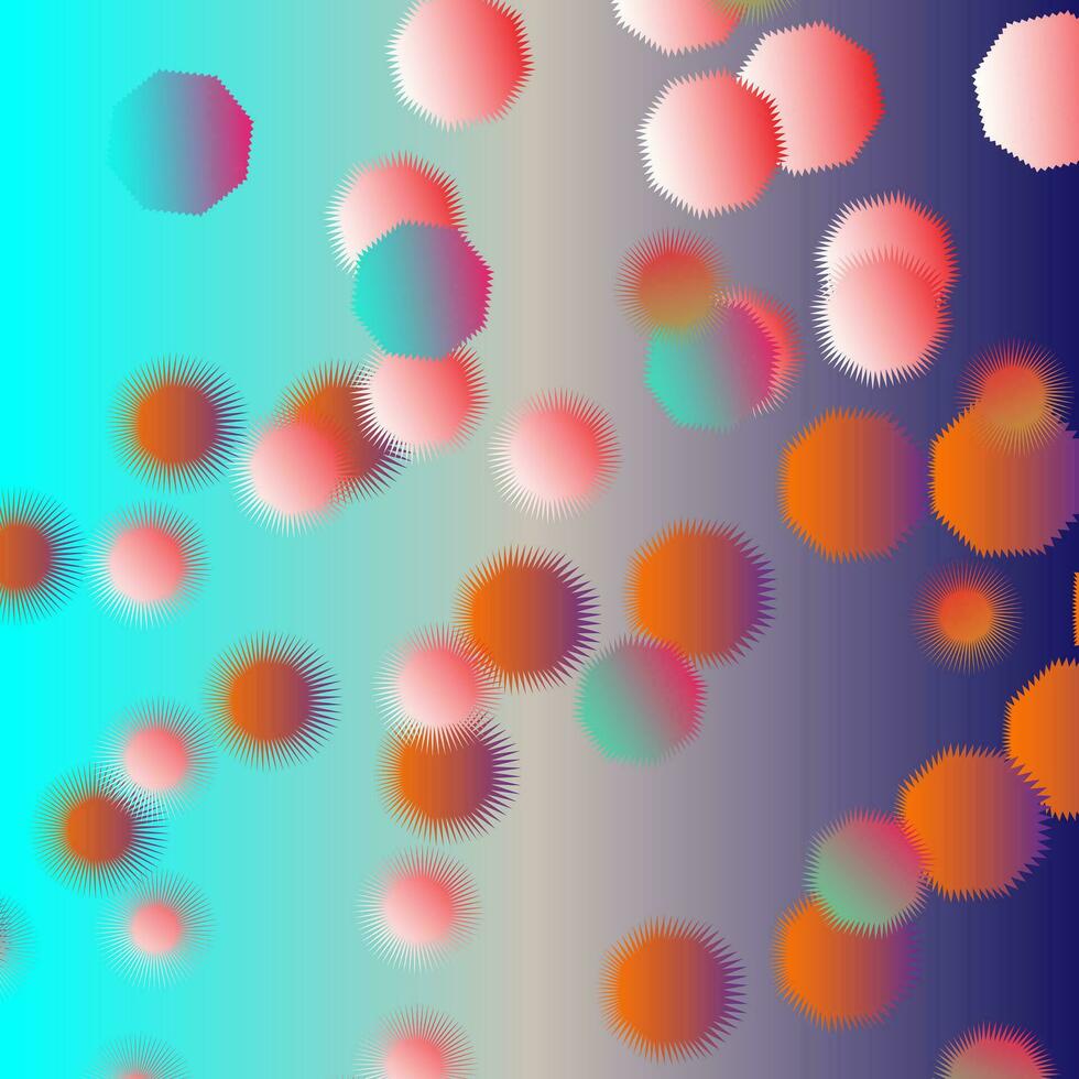 uma colorida abstrato fundo com muitos diferente colori bolas vetor