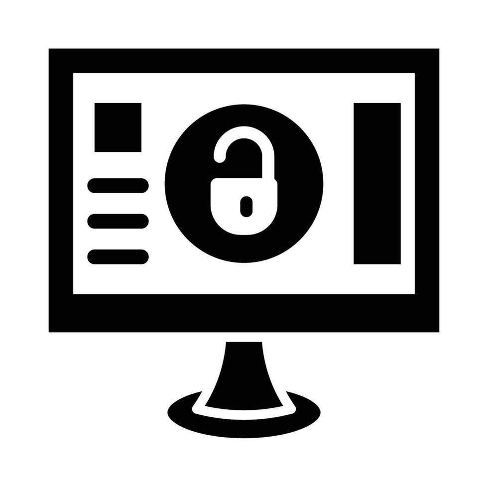 aberto fonte vetor glifo ícone para pessoal e comercial usar.