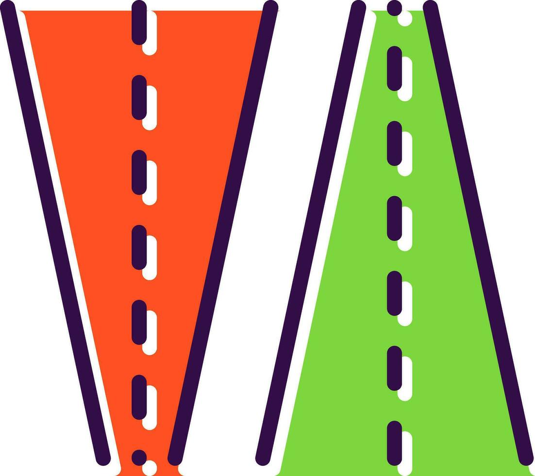 design de ícone de vetor de estrada