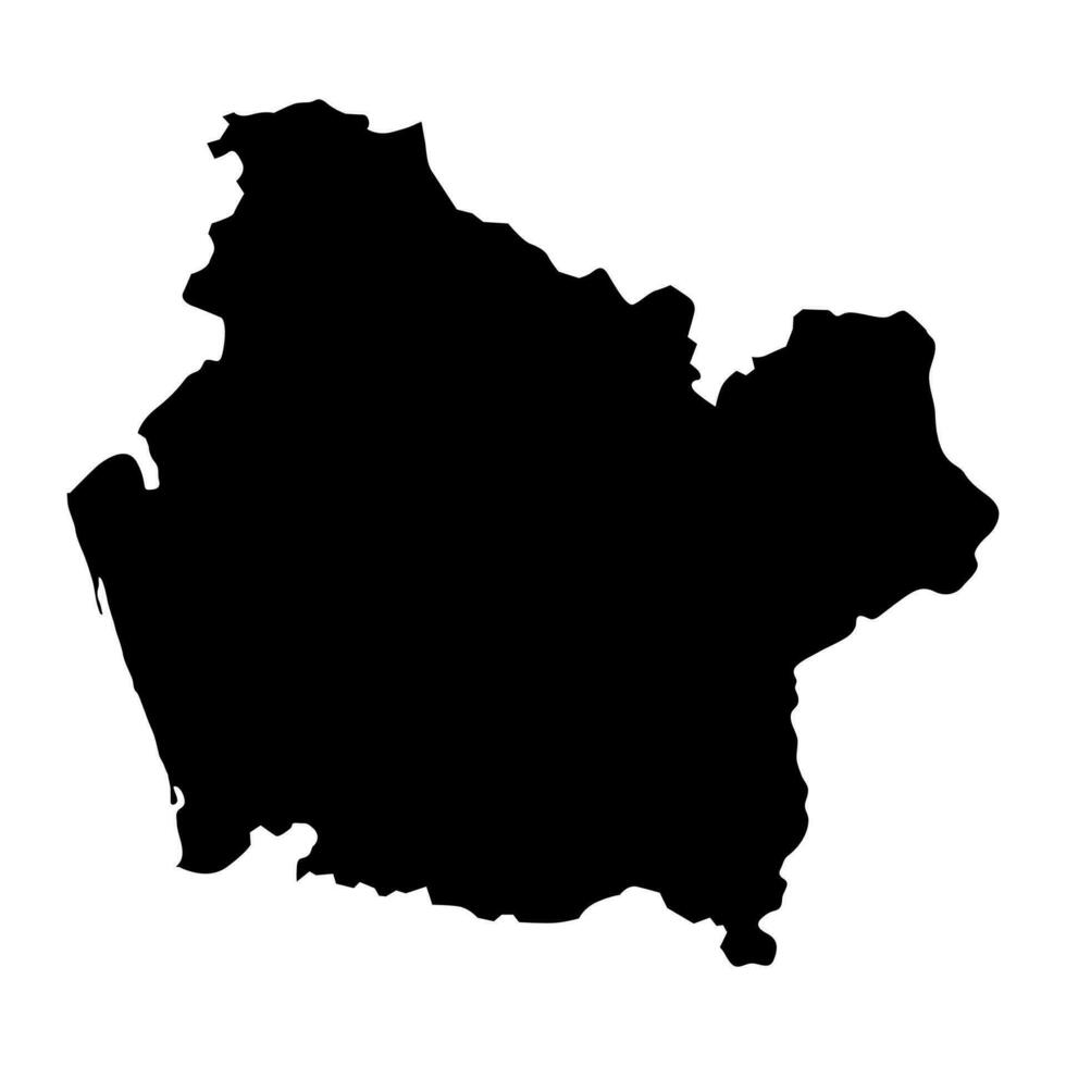 araucânia região mapa, administrativo divisão do Chile. vetor