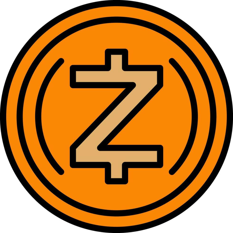 zcash vetor ícone Projeto