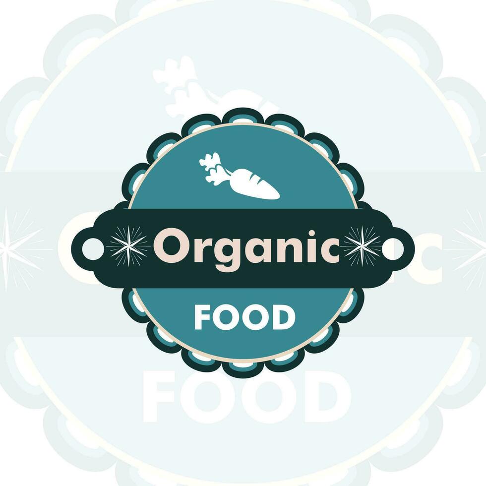 coleção do delicado mão desenhado logotipos e ícones do orgânico comida, Fazenda fresco e natural produtos, elementos coleção para Comida mercado, orgânico produtos promoção, saudável vida e Prêmio qualidade vetor