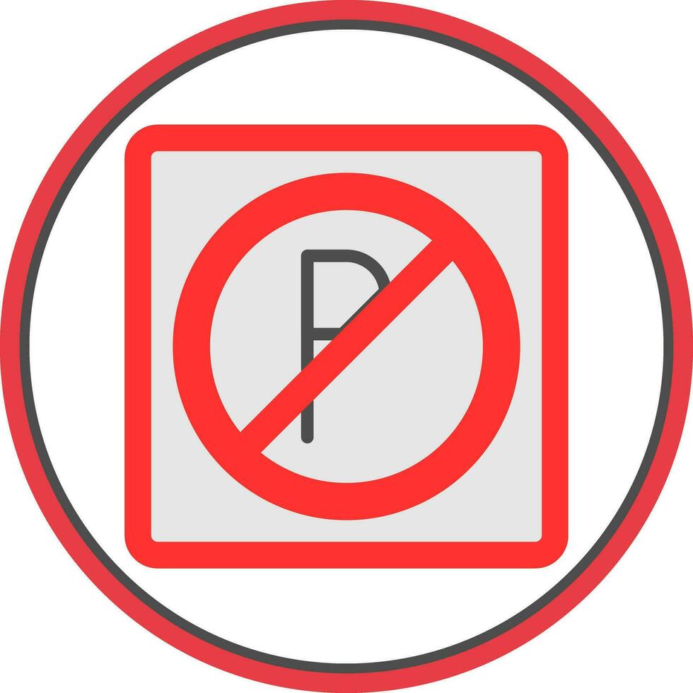 não estacionamento vetor ícone Projeto