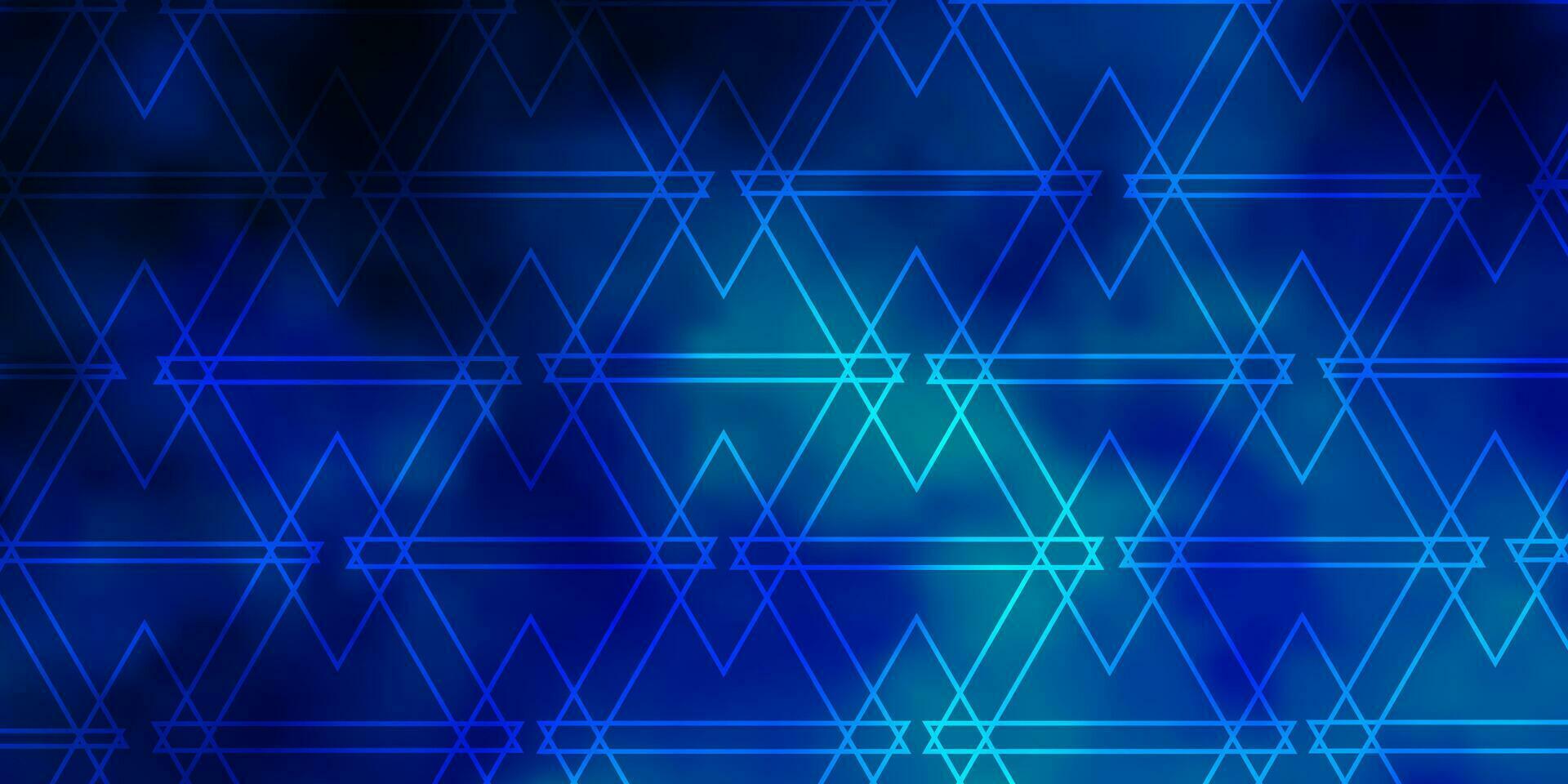 padrão de vetor azul claro com estilo poligonal.