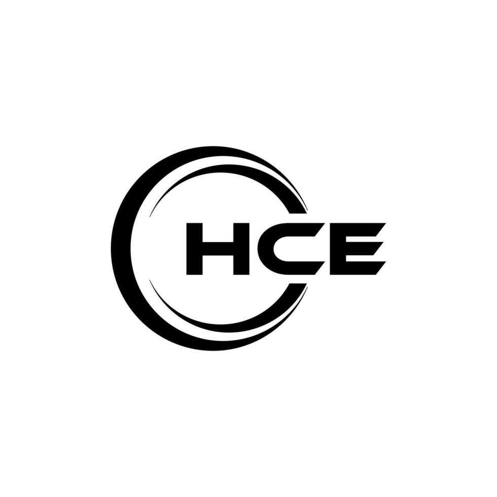 hce carta logotipo projeto, inspiração para uma único identidade. moderno elegância e criativo Projeto. marca d'água seu sucesso com a impressionante isto logotipo. vetor