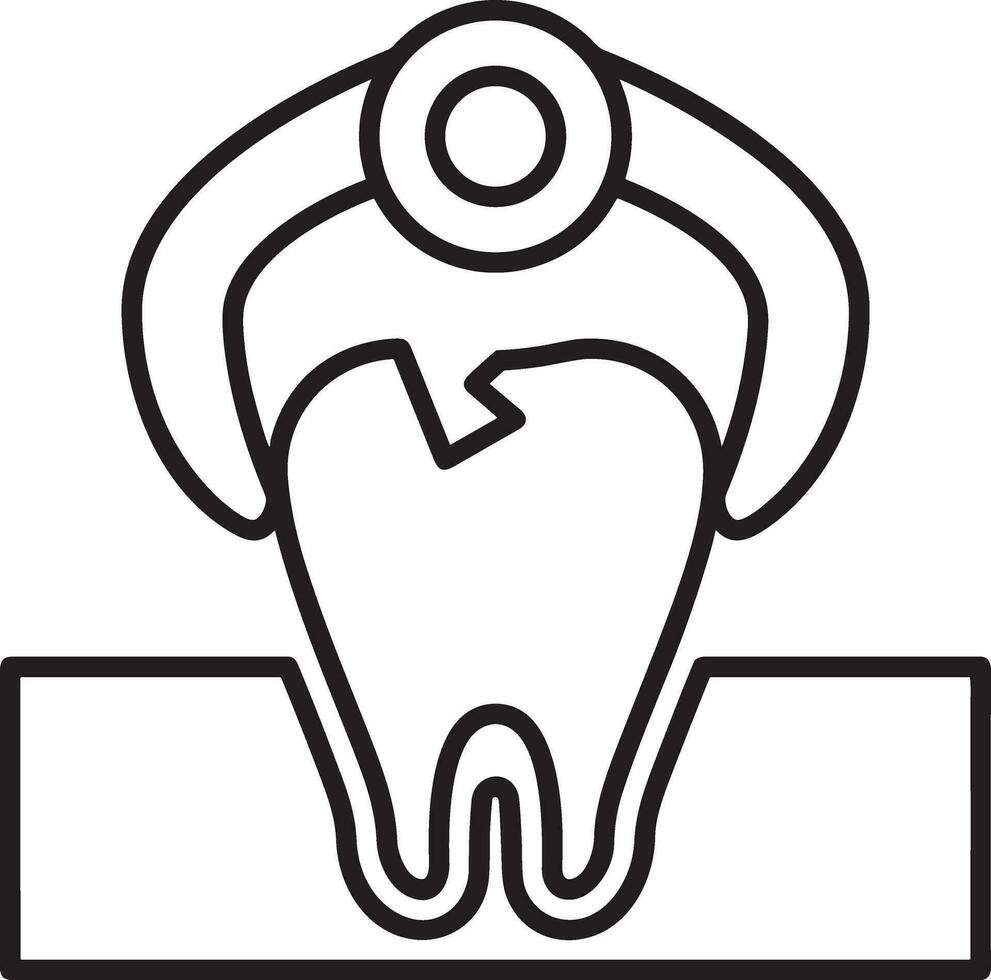 dente dentista ícone símbolo imagem vetor. ilustração do a dental remédio símbolo Projeto gráfico imagem vetor