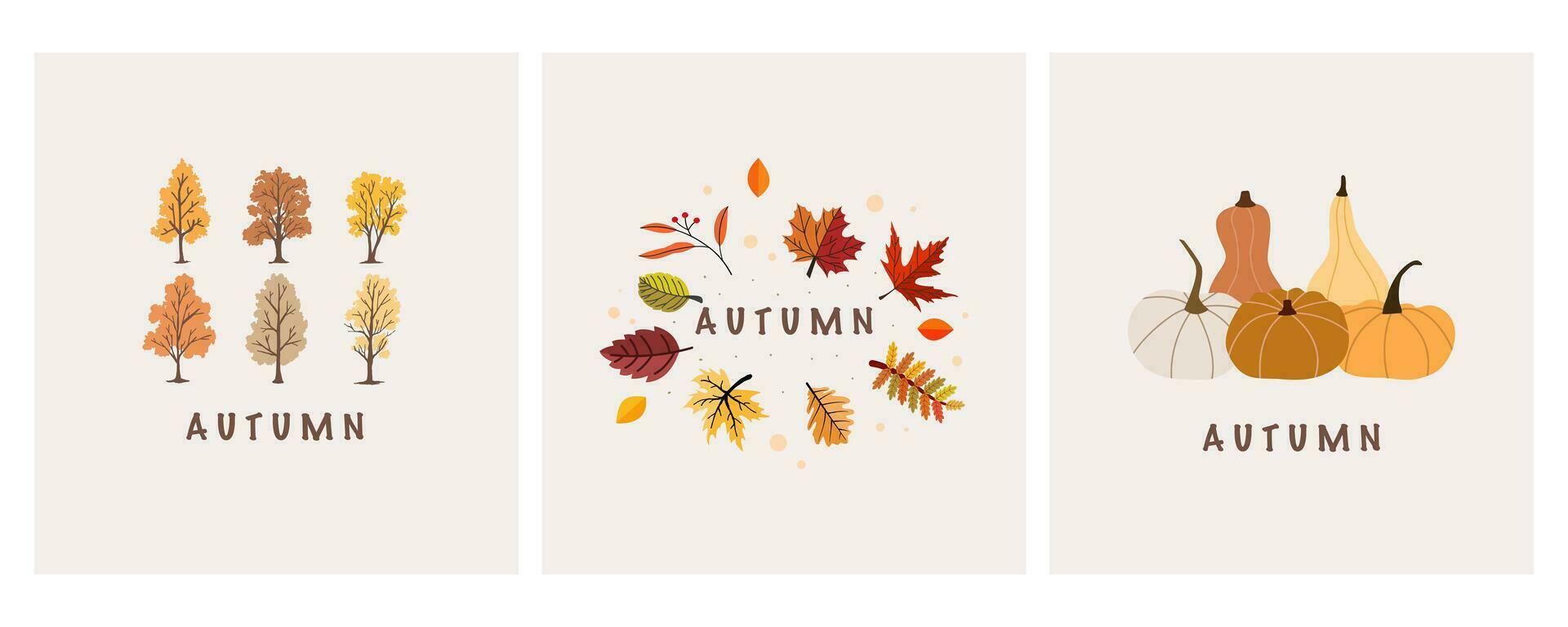 outono abstrato fundo conceito e simples moderno Projeto. vetor ilustração. pode estar usava para seu trabalhar.