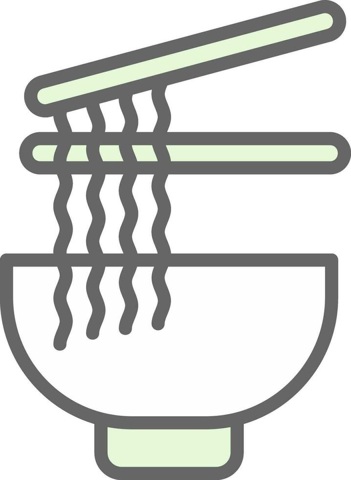 design de ícone de vetor de ramen