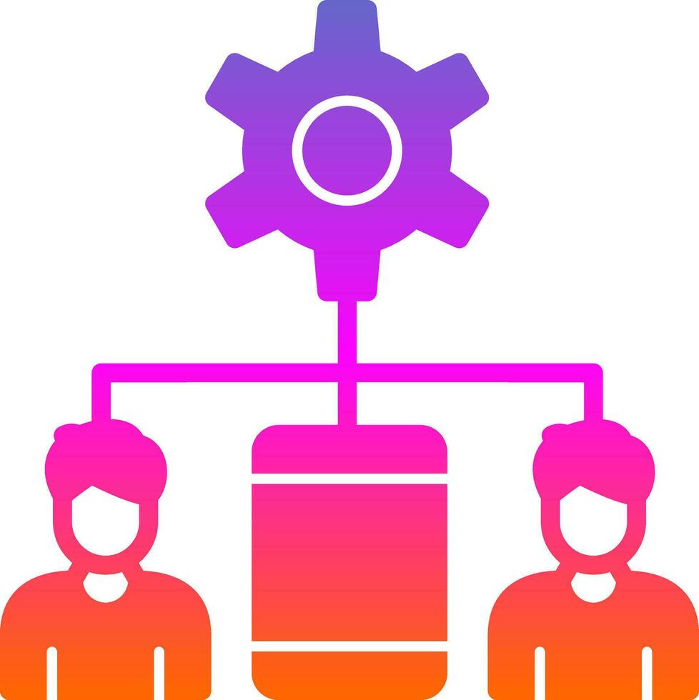 fornecem cadeia vetor ícone Projeto