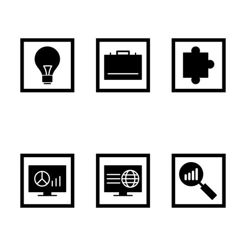 Conjunto de vetor SEO Search Engine Optimization Icons