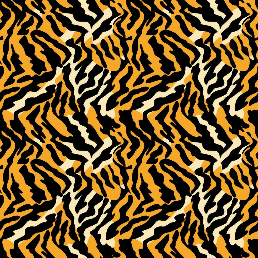 desatado tigre pele textura com abstrato moderno Projeto perfeito para qualquer impresso obra de arte, papel de parede. vetor