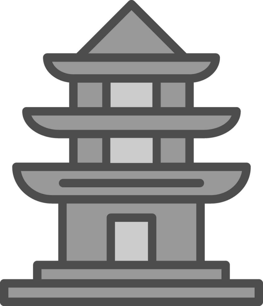 pagode vetor ícone Projeto