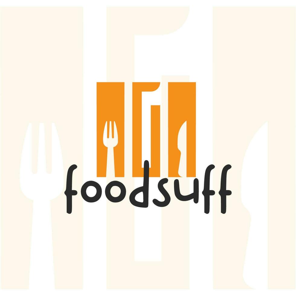 restaurante logotipo com colher e garfo ícone, moderno conceito do linhas. vetor