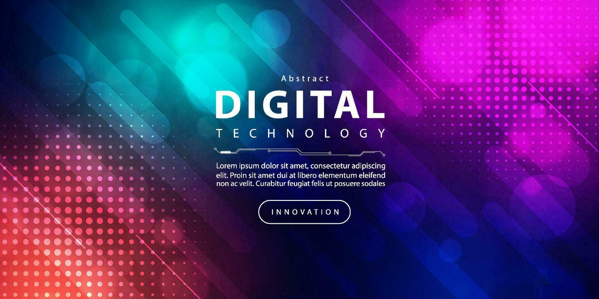 abstrato digital tecnologia futurista o circuito azul roxa fundo, cyber Ciência tecnologia, inovação comunicação futuro, ai grande dados, Internet rede conexão, nuvem oi-tech ilustração vetor