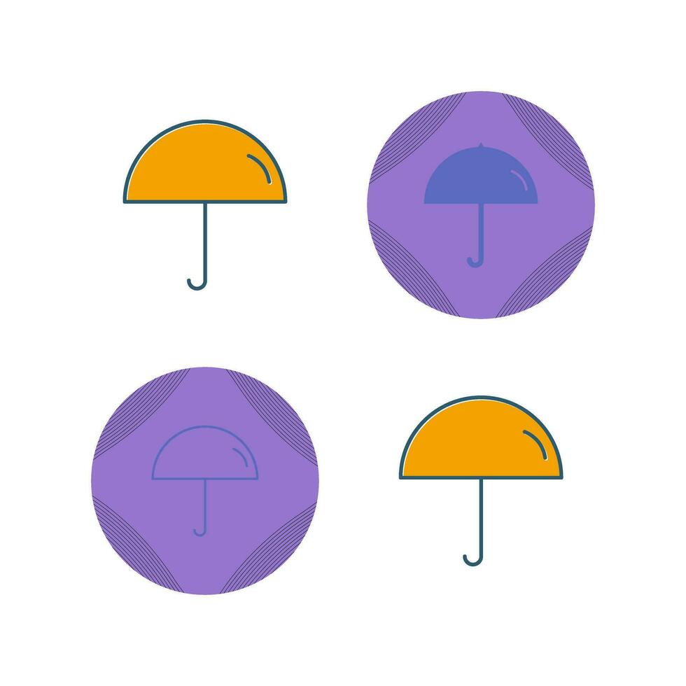 ícone de vetor de guarda-chuva