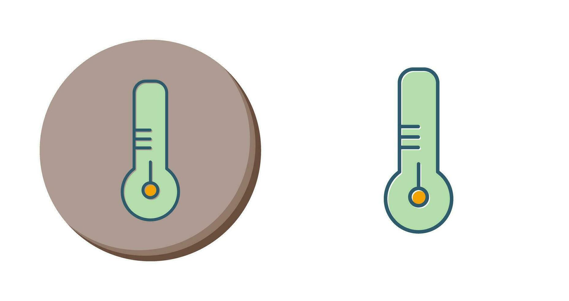 ícone de vetor de baixa temperatura