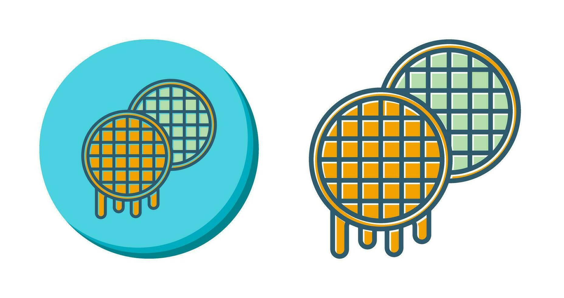 ícone de vetor de waffle