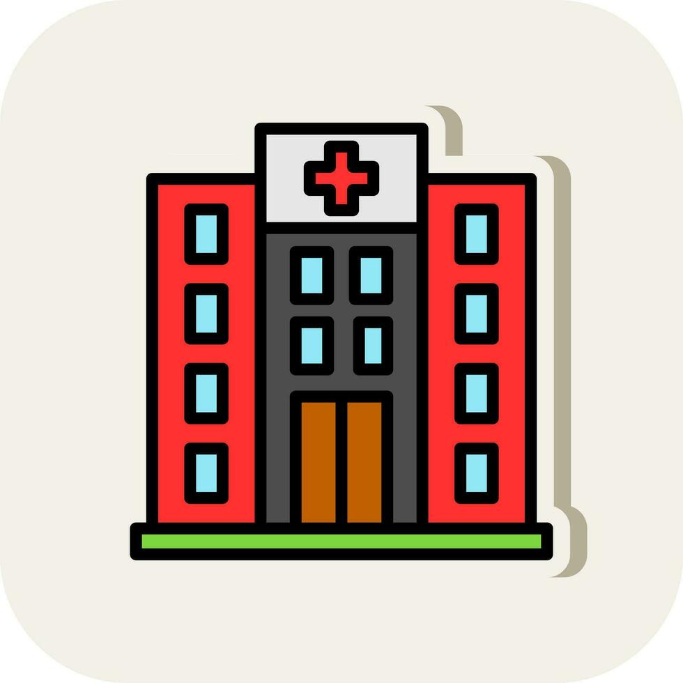 design de ícone de vetor de hospital