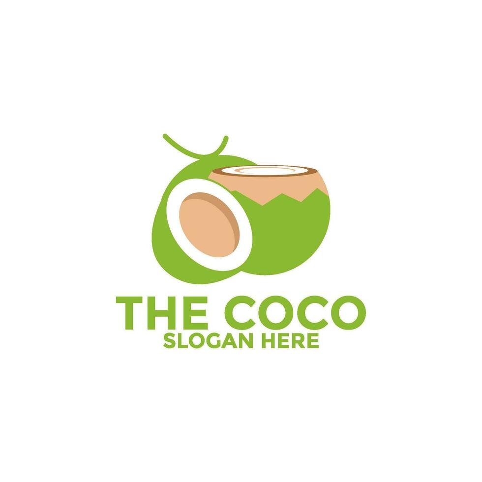 coco logotipo vetor modelo, criativo coco logotipo Projeto conceitos, ícone símbolo, ilustração