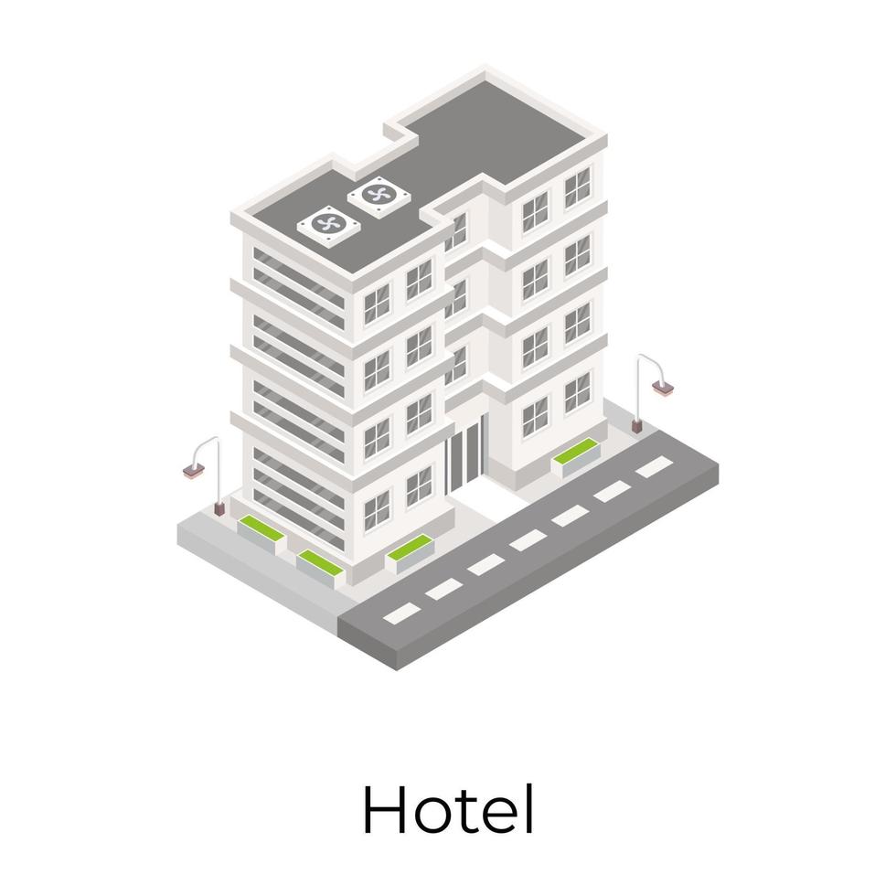 serviços de hotel e quarto vetor