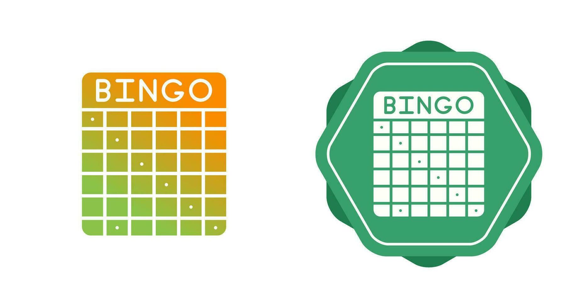 ícone de vetor de bingo