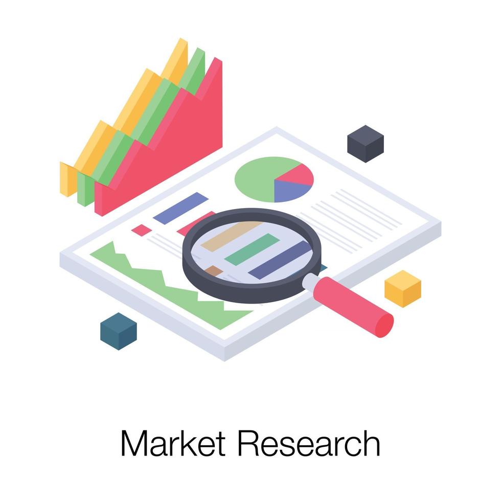 conceitos de pesquisa de mercado vetor