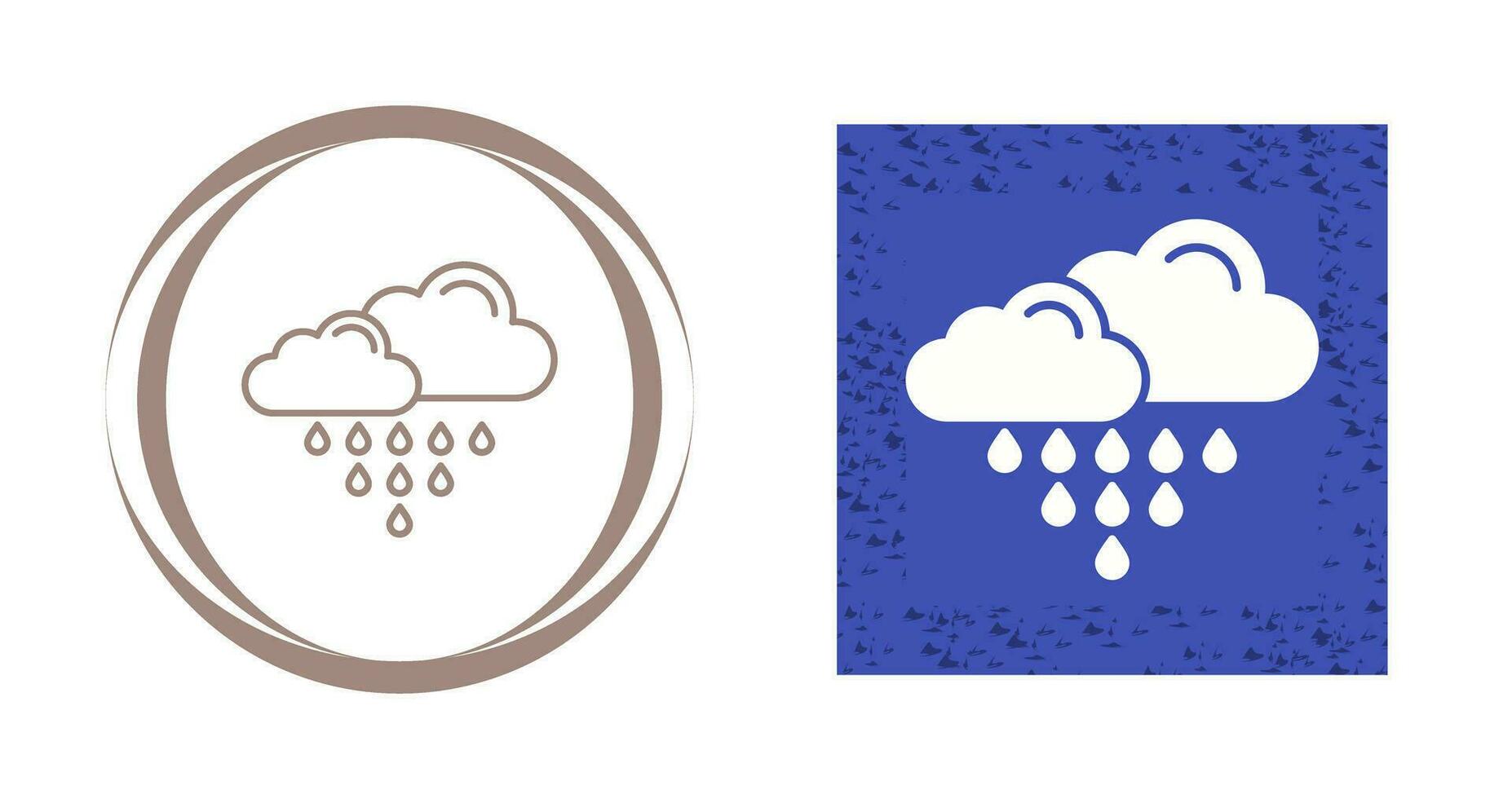 ícone de vetor de chuva ácida