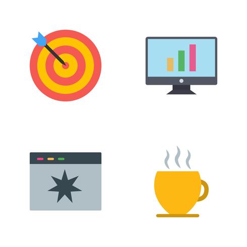 Conjunto de vetor SEO Search Engine Optimization Icons