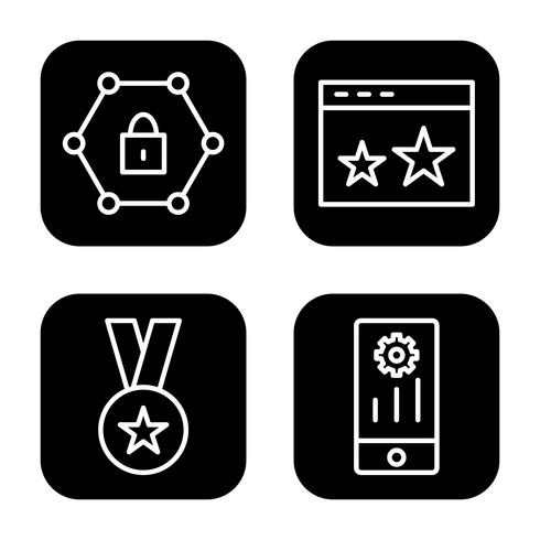 Conjunto de vetor SEO Search Engine Optimization Icons