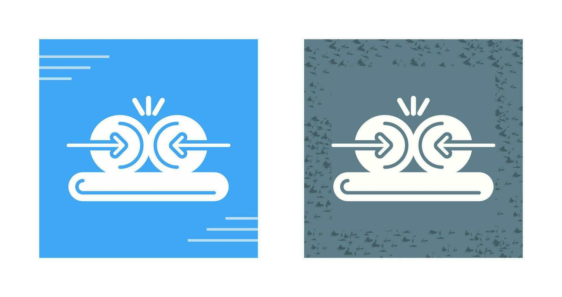 ícone de vetor de colisão